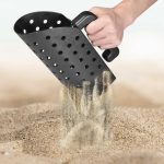 sand scoop hourglass sand bucket filter sieve children's beach tools - Image 2